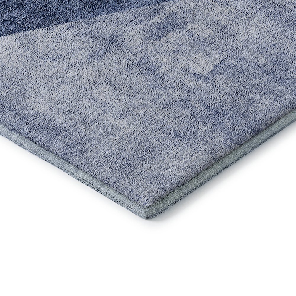 Premium Machine Washable Mayfield AMF671 Blue 9' x 12' Rug. Picture 3
