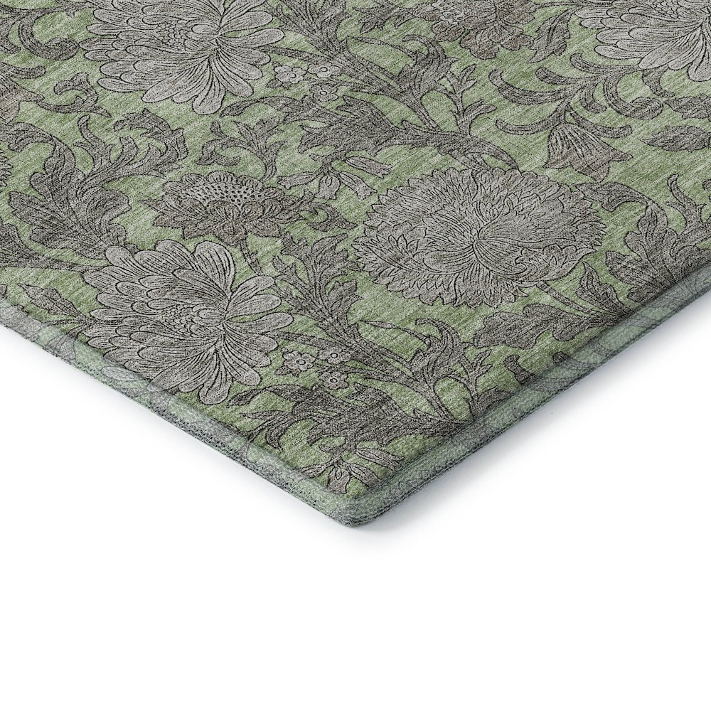 Premium Machine Washable Mayfield AMF677 Aloe 9' x 12' Rug. Picture 3