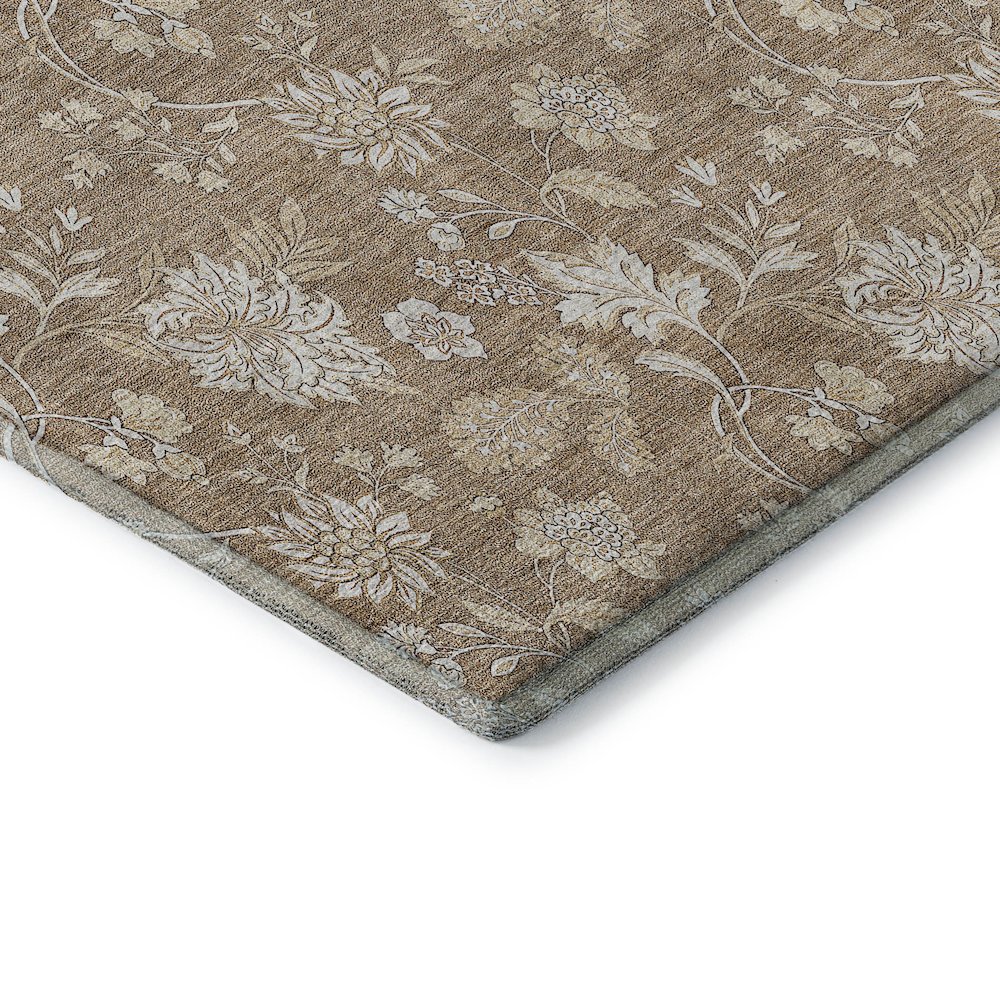 Premium Machine Washable Mayfield AMF681 Copper 9' x 12' Rug. Picture 3