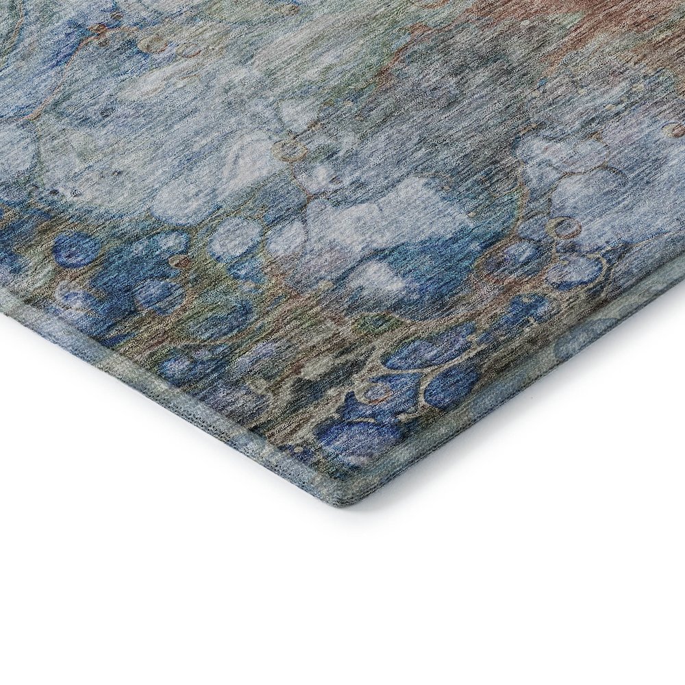 Premium Machine Washable Mayfield AMF698 Coral 9' x 12' Rug. Picture 3