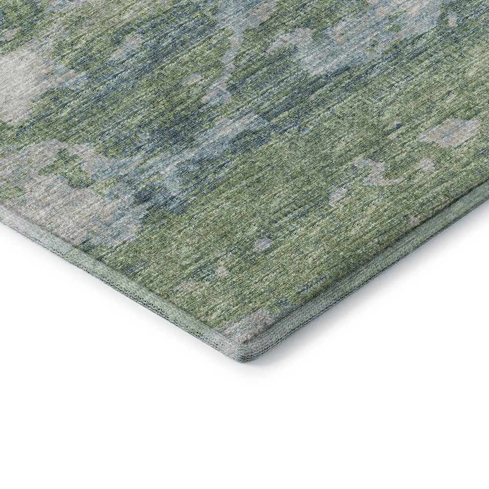 Premium Machine Washable Mayfield  Green 9' x 12' Rug. Picture 3