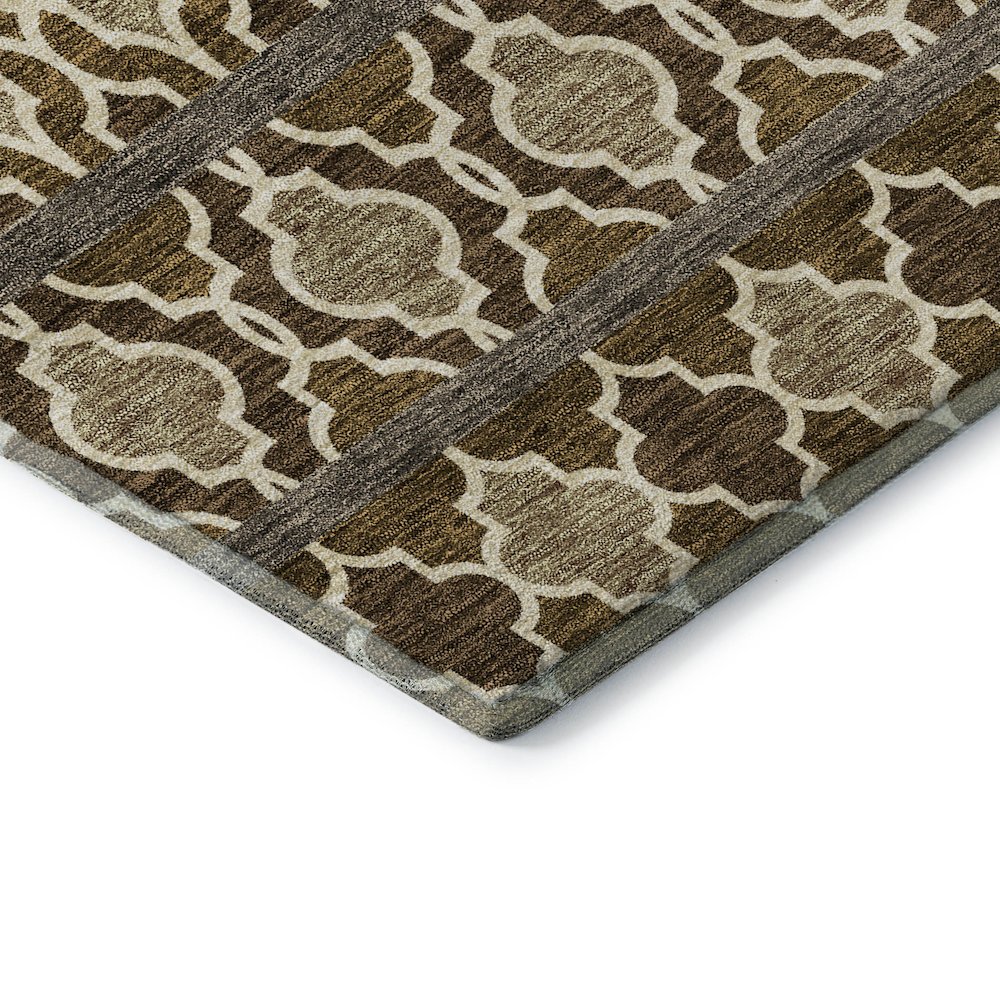 Premium Machine Washable Mayfield AMF726 Mocha 9' x 12' Rug. Picture 3