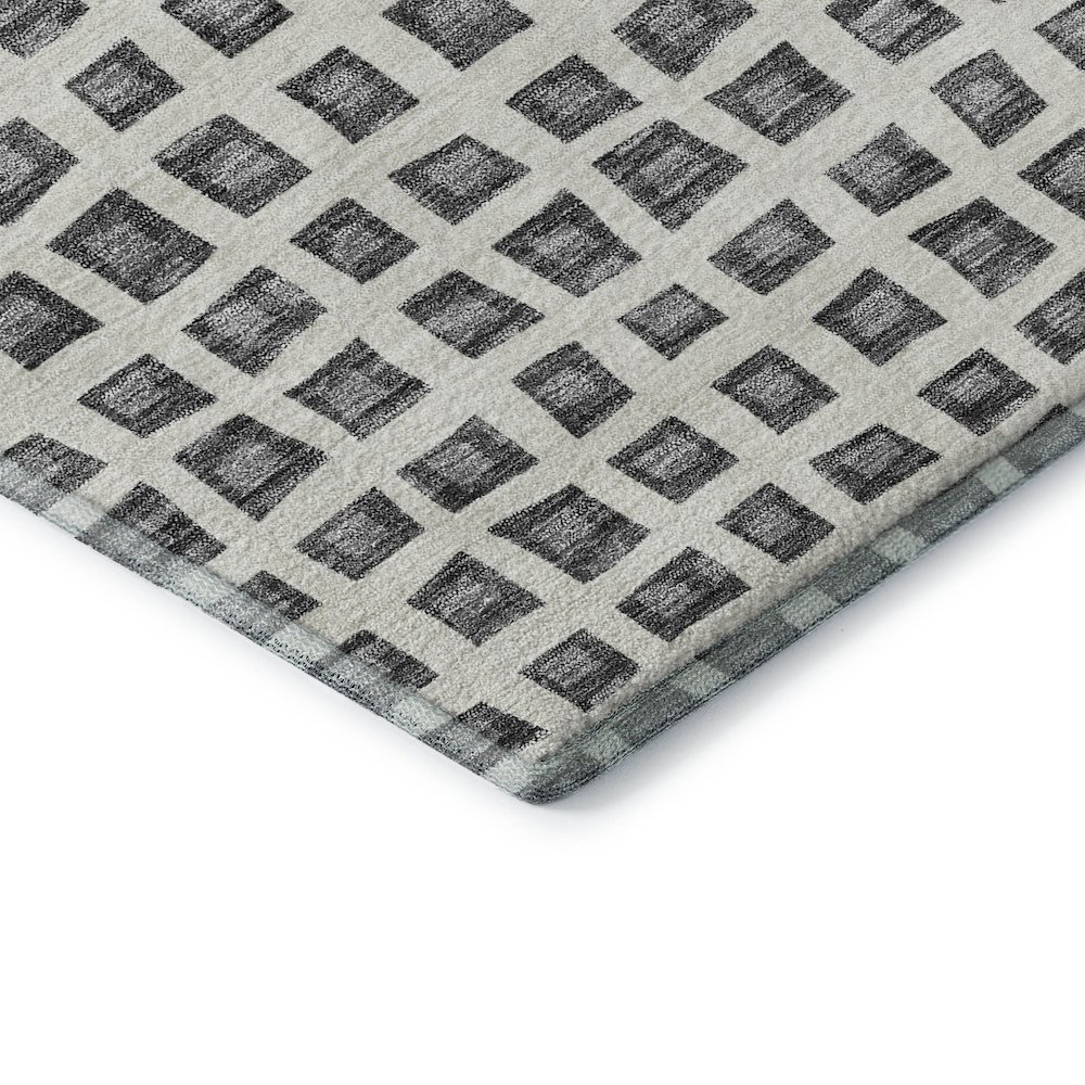 Premium Machine Washable Mayfield AMF727 Gray 9' x 12' Rug. Picture 3