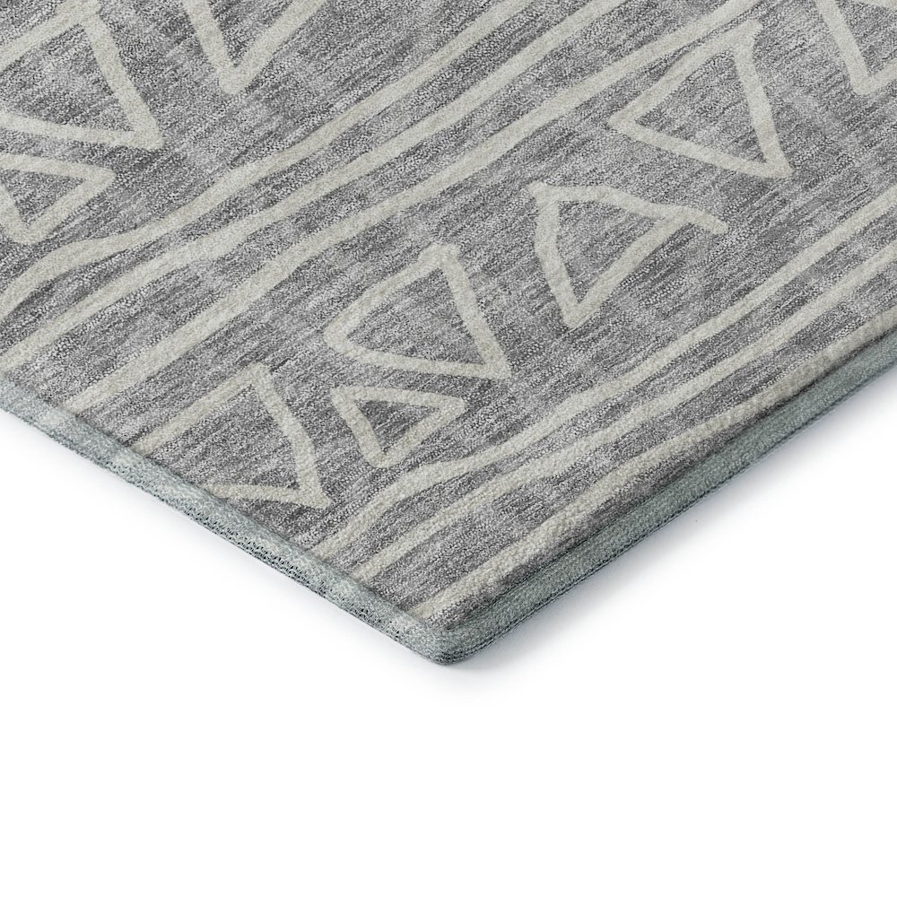 Premium Machine Washable Mayfield AMF730 Gray 9' x 12' Rug. Picture 3