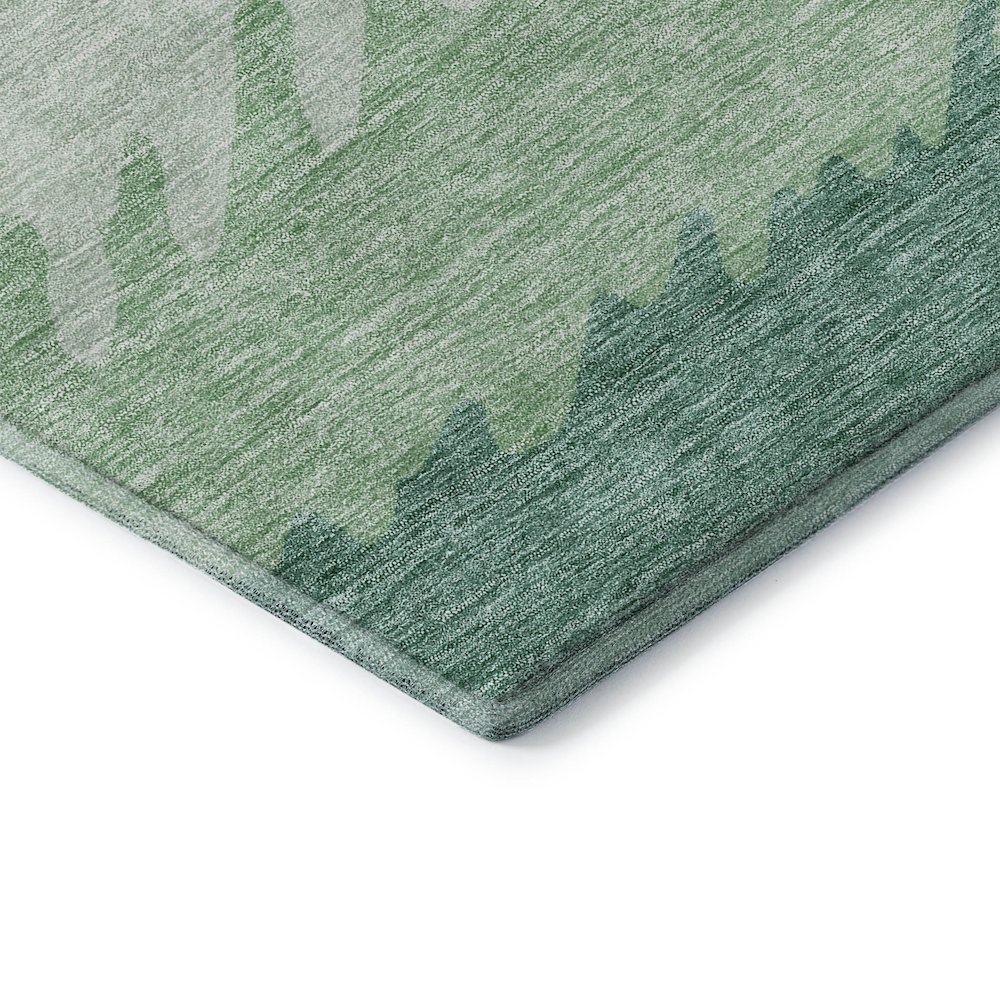 Premium Machine Washable Mayfield AMF736 Sage 9' x 12' Rug. Picture 3