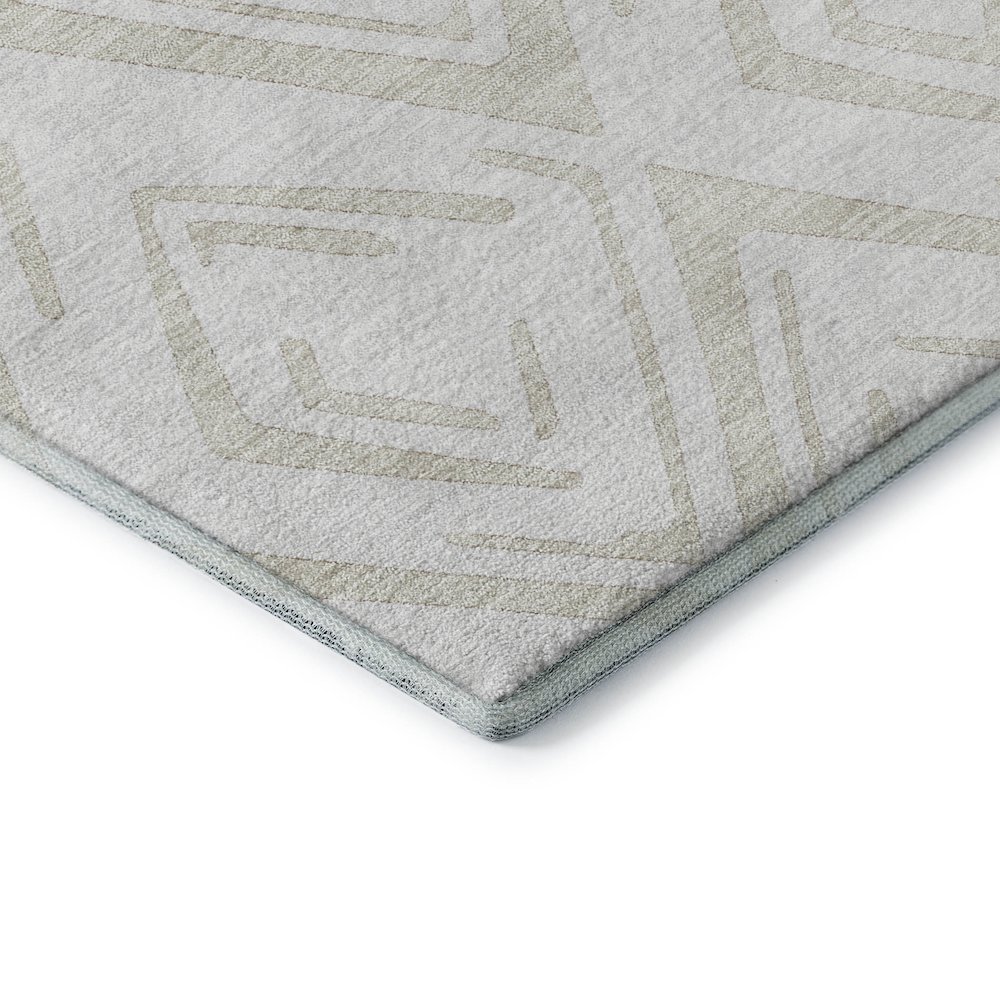Premium Machine Washable Mayfield AMF737 Pearl 9' x 12' Rug. Picture 3