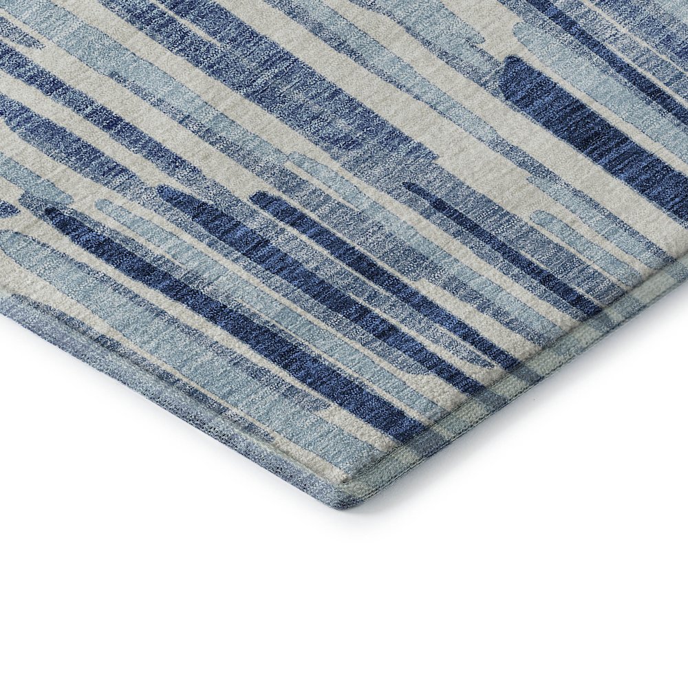 Premium Machine Washable Mayfield AMF739 Blue 9' x 12' Rug. Picture 3