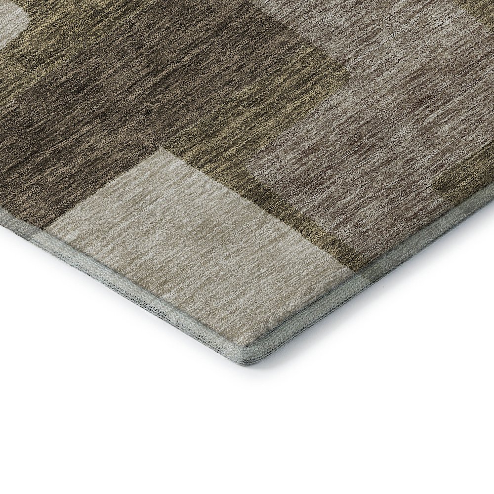Premium Machine Washable Mayfield AMF740 Brown 9' x 12' Rug. Picture 3