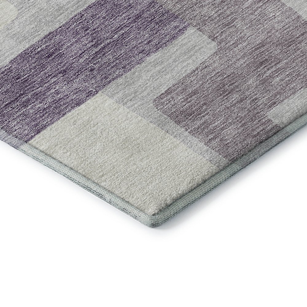 Premium Machine Washable Mayfield AMF740 Lavender 9' x 12' Rug. Picture 3