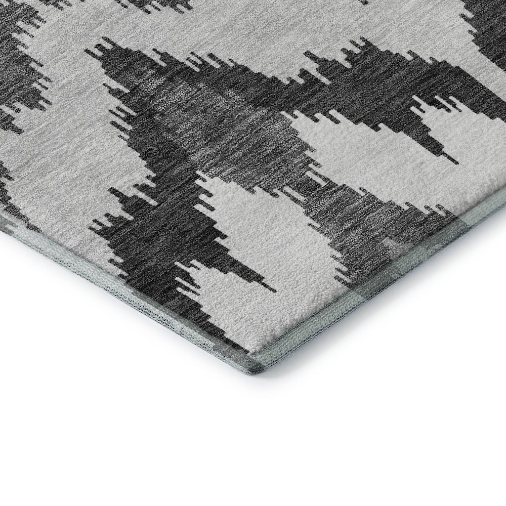 Premium Machine Washable Mayfield AMF743 Gray 9' x 12' Rug. Picture 3