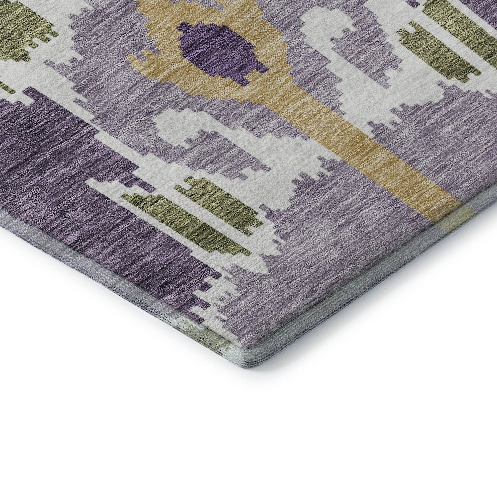 Premium Machine Washable Mayfield AMF748 Purple 9' x 12' Rug. Picture 3