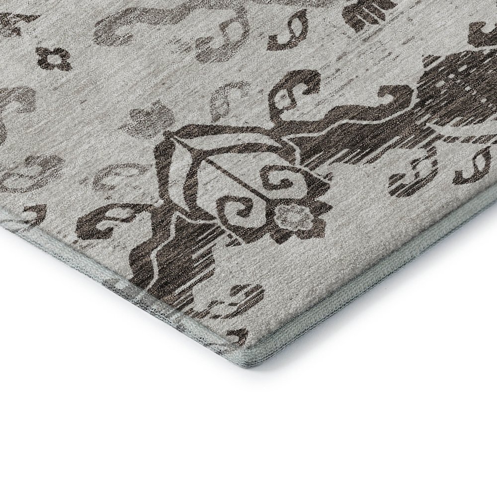 Premium Machine Washable Mayfield AMF759 Chocolate 9' x 12' Rug. Picture 3