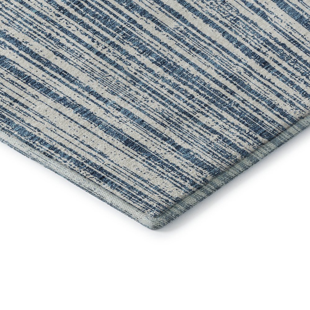 Premium Machine Washable Mayfield AMF760 Blue 9' x 12' Rug. Picture 3