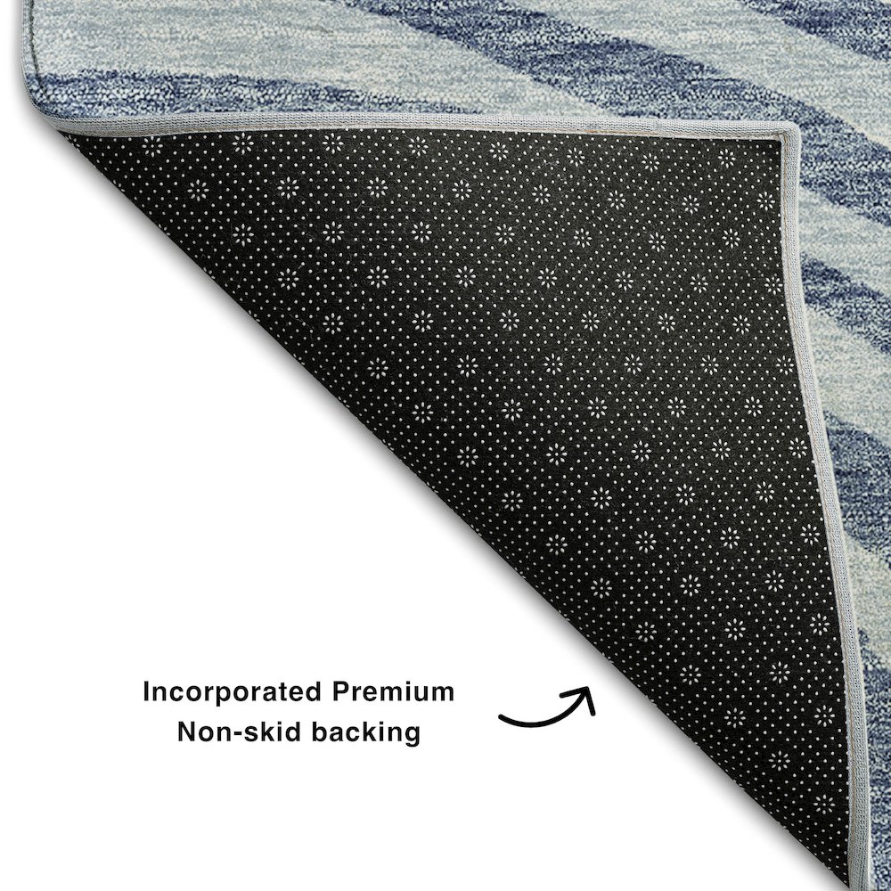 Premium Machine Washable Mayfield AMF765 Sky 9' x 12' Rug. Picture 2