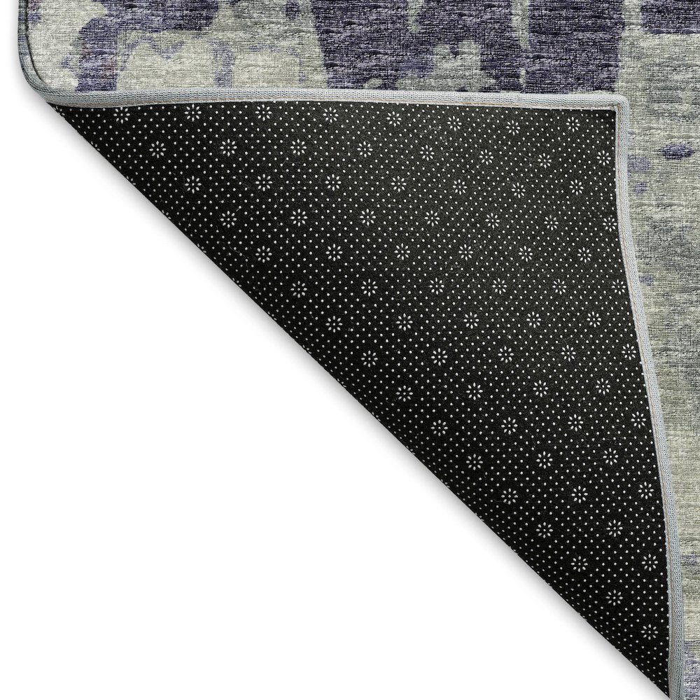 Premium Machine Washable Mayfield  Purple 9' x 12' Rug. Picture 2