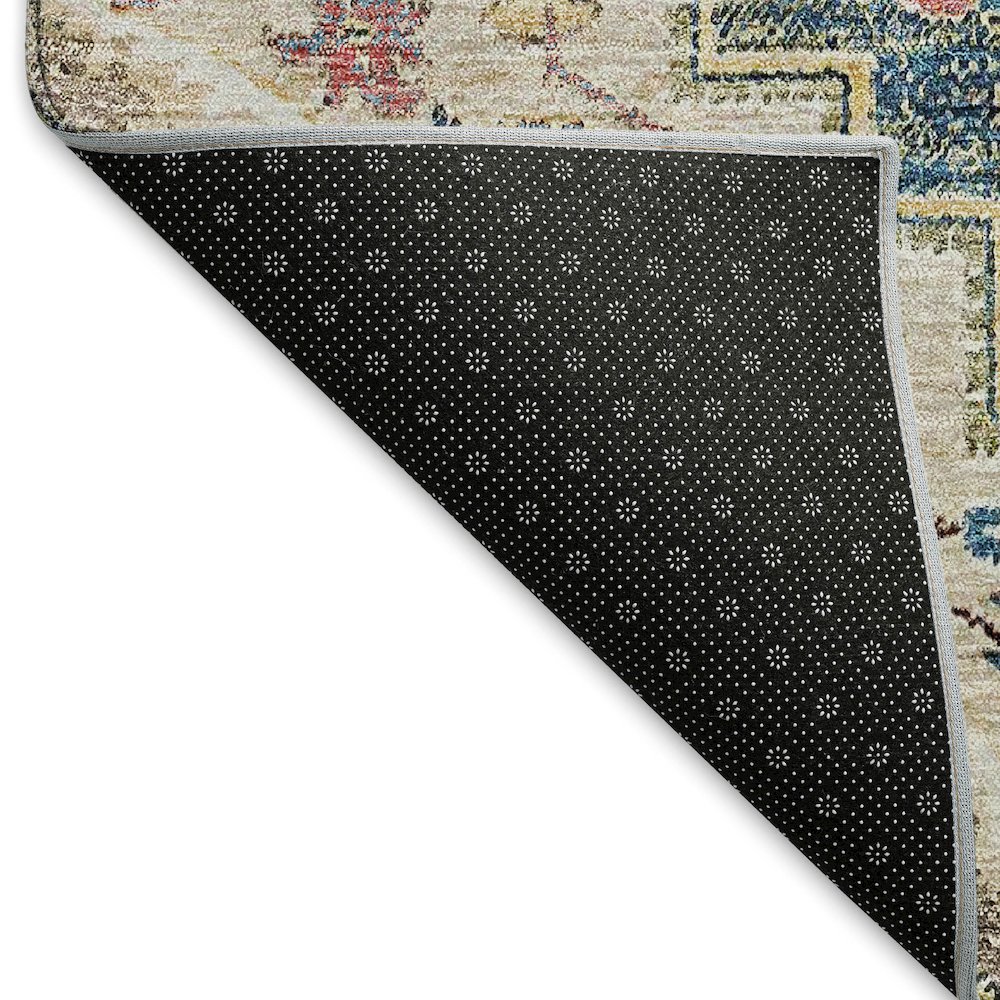 Premium Machine Washable Mayfield AMF774 Blue 9' x 12' Rug. Picture 2