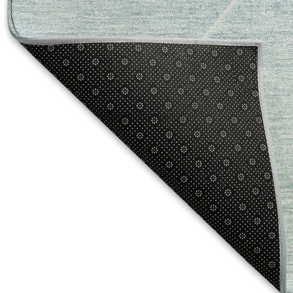 Premium Machine Washable Mayfield AMF779 Teal 9' x 12' Rug. Picture 2