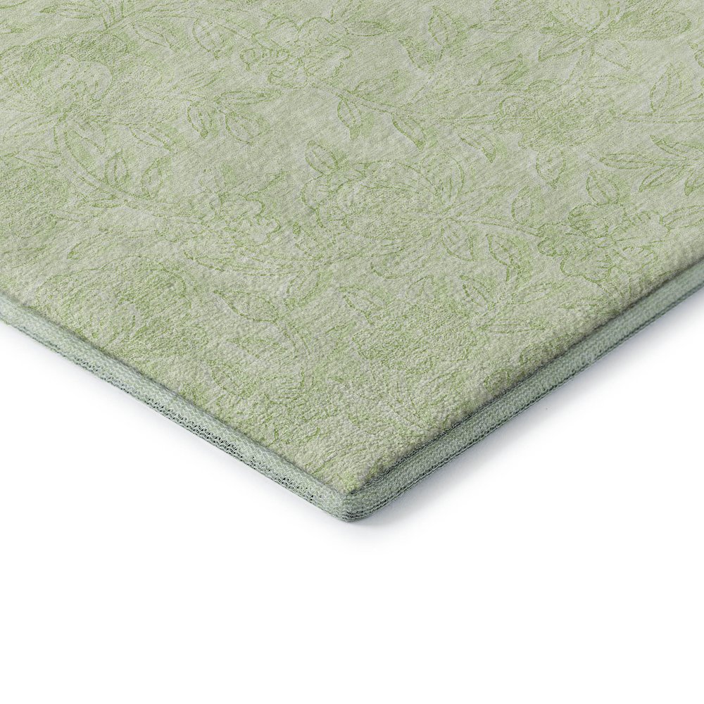 Premium Machine Washable Mayfield AMF782 Aloe 9' x 12' Rug. Picture 3