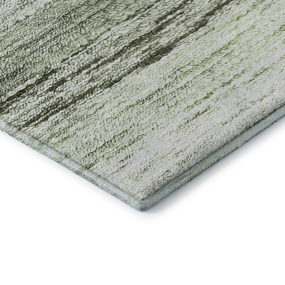 Premium Machine Washable Mayfield AMF786 Green 9' x 12' Rug. Picture 3
