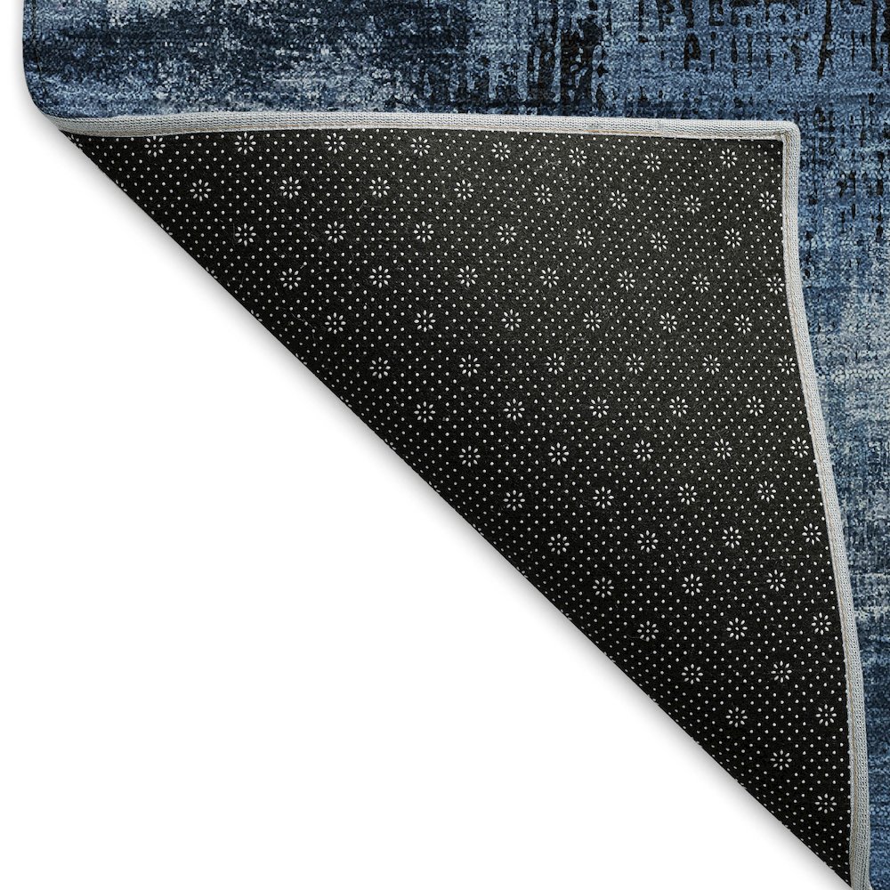 Premium Machine Washable Mayfield AMF792 Blue 9' x 12' Rug. Picture 2