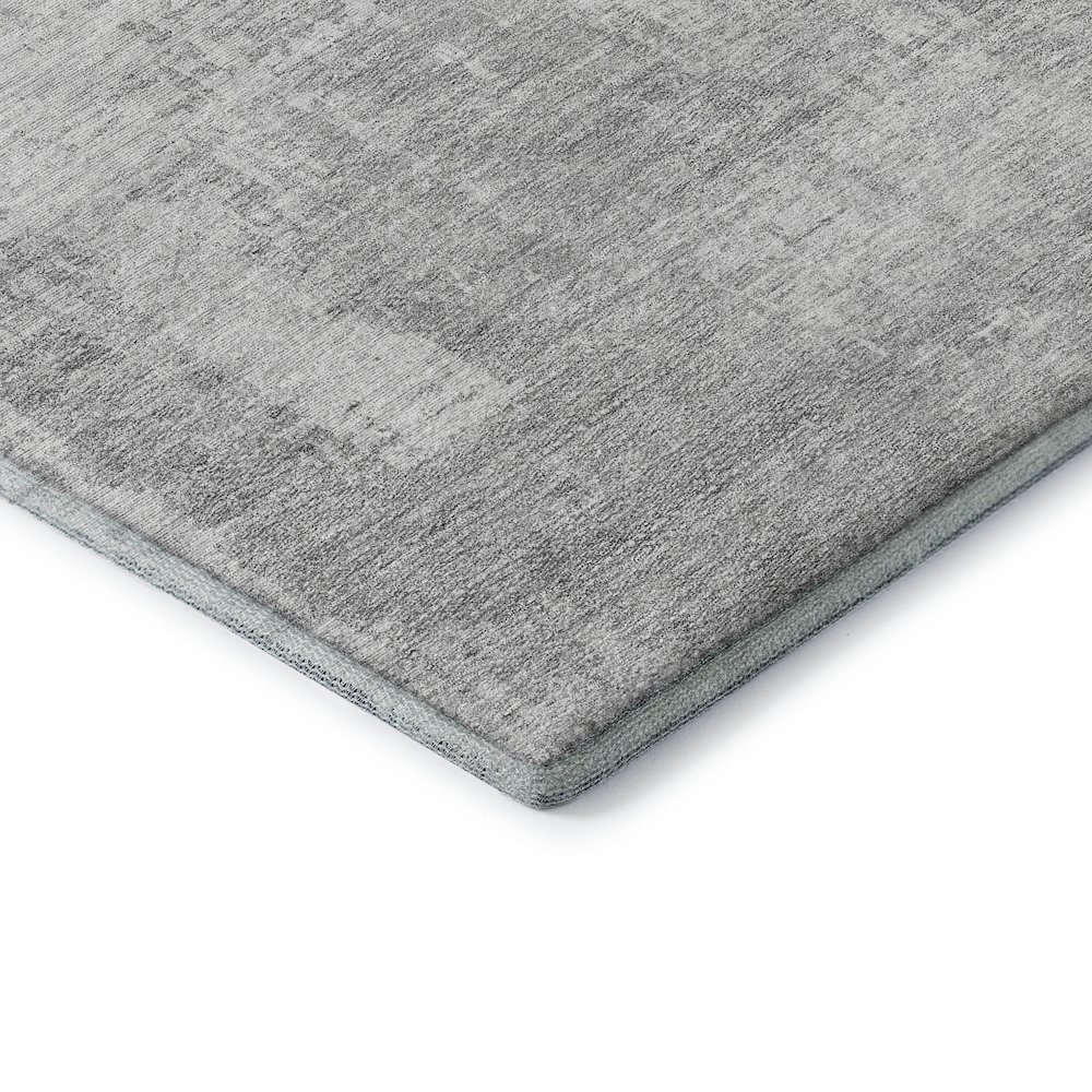 Premium Machine Washable Mayfield AMF796 Silver 9' x 12' Rug. Picture 3
