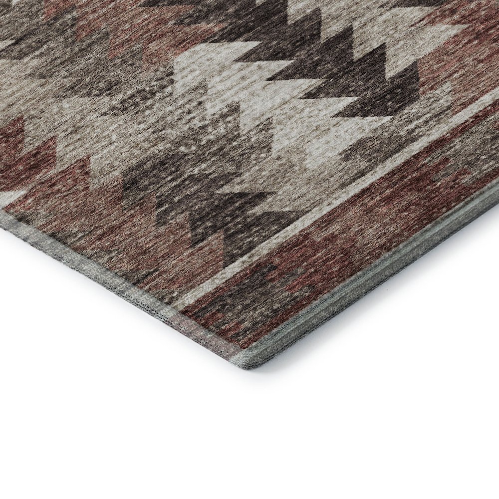 Premium Machine Washable Mayfield AMF798 Chocolate 9' x 12' Rug. Picture 3