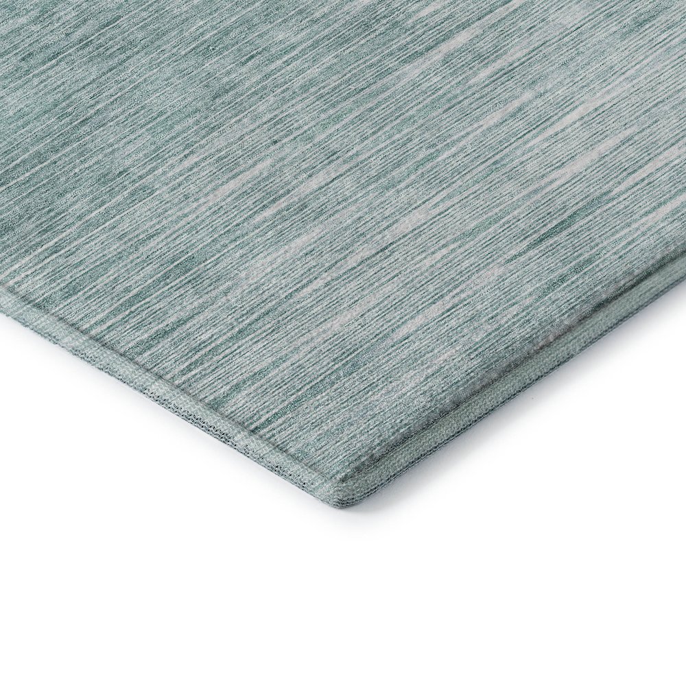 Premium Machine Washable Mayfield AMF800 Aqua 9' x 12' Rug. Picture 3