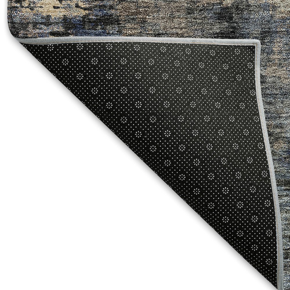 Premium Machine Washable Mayfield AMF815 Charcoal 9' x 12' Rug. Picture 2