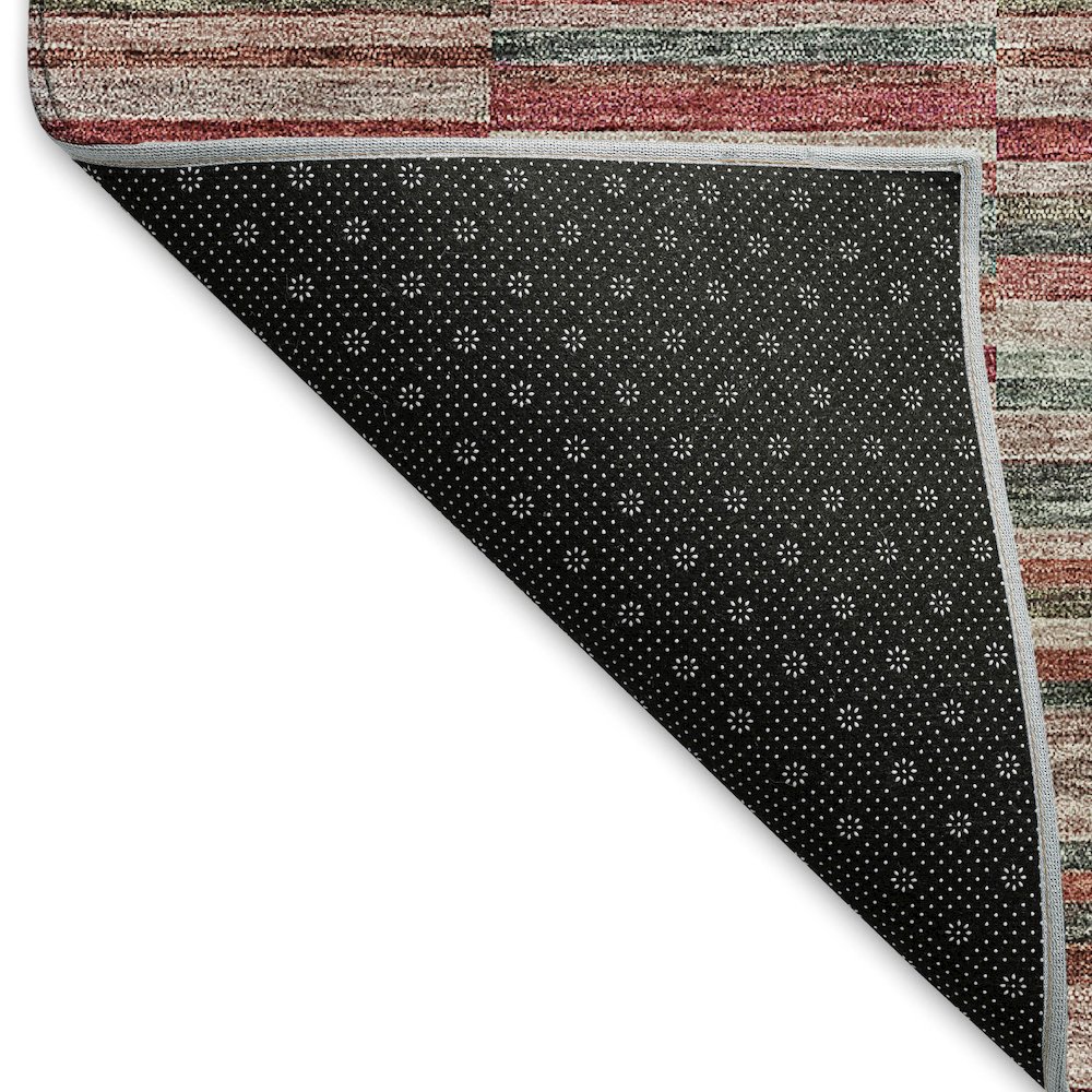 Premium Machine Washable Mayfield AMF816 Red 9' x 12' Rug. Picture 2