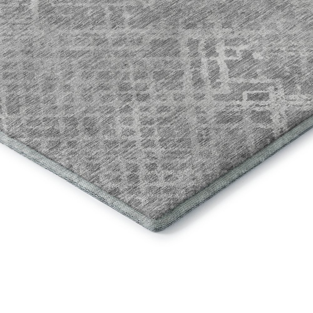 Premium Machine Washable Mayfield AMF825 Gray 9' x 12' Rug. Picture 3