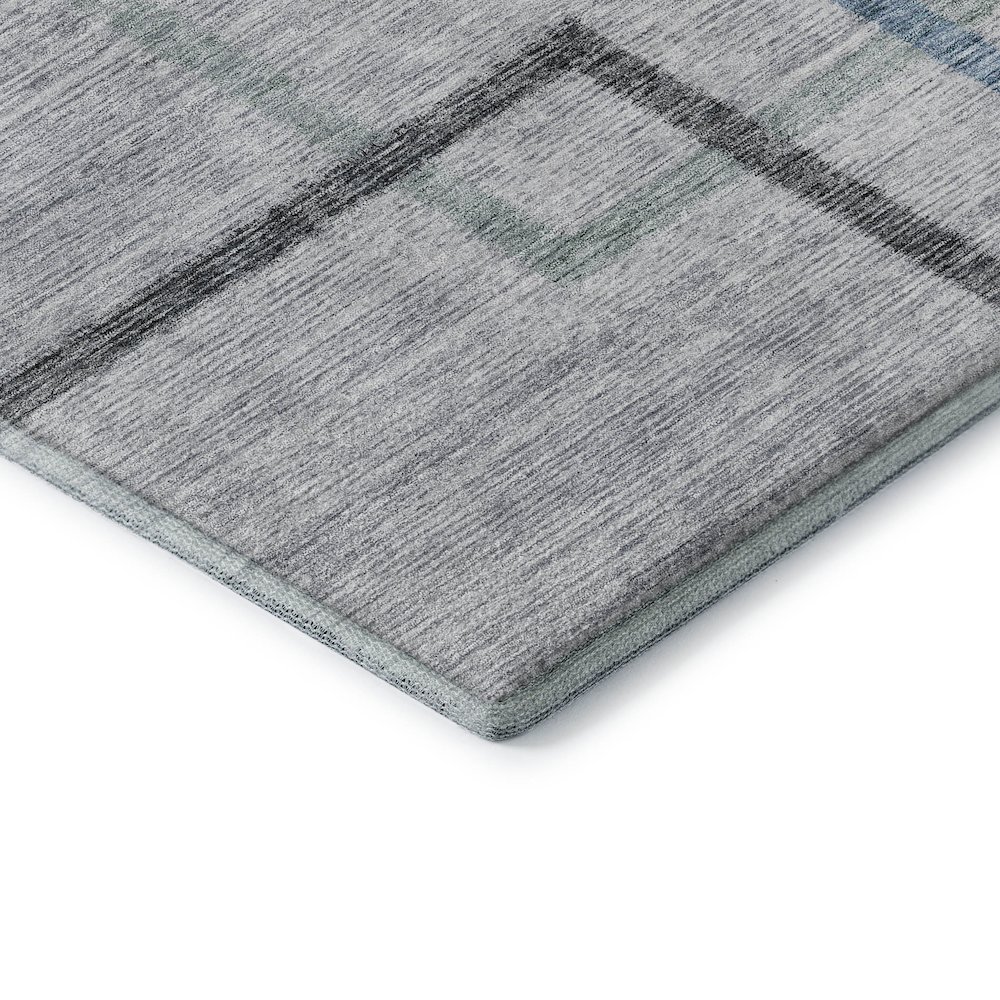 Premium Machine Washable Mayfield AMF826 Gray 9' x 12' Rug. Picture 3