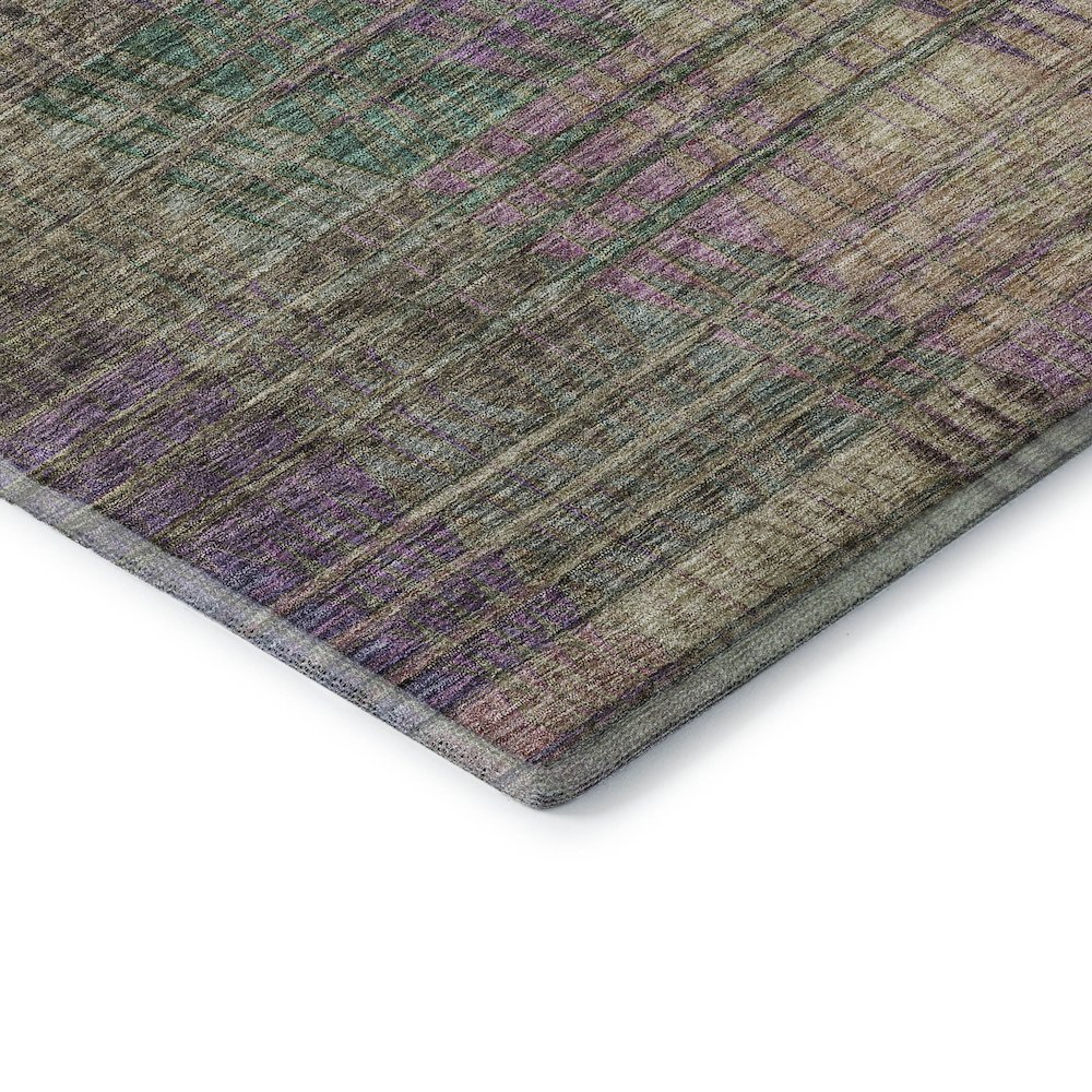 Premium Machine Washable Mayfield AMF828 Plum 9' x 12' Rug. Picture 3