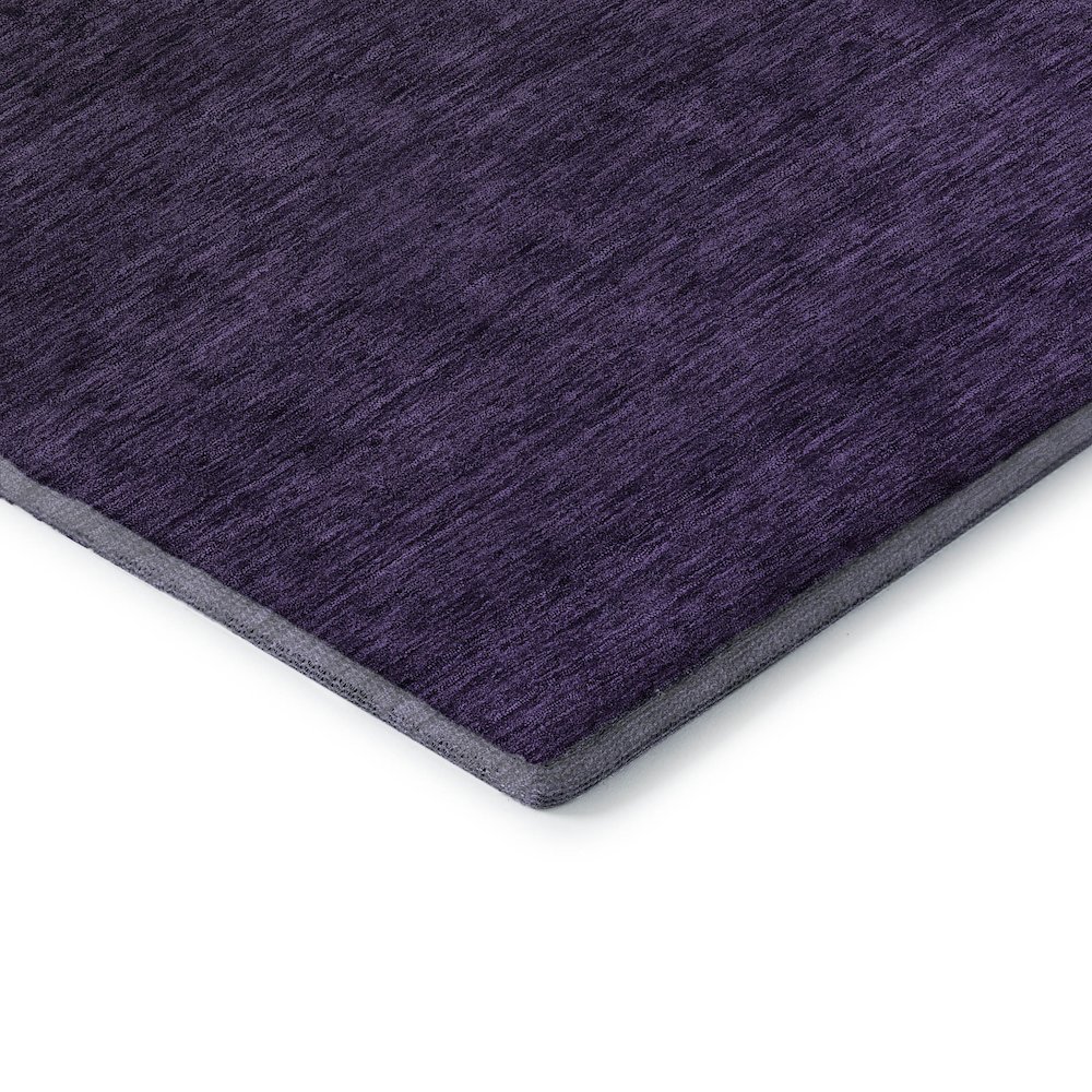 Premium Machine Washable Mayfield AMF844 Eggplant 9' x 12' Rug. Picture 3