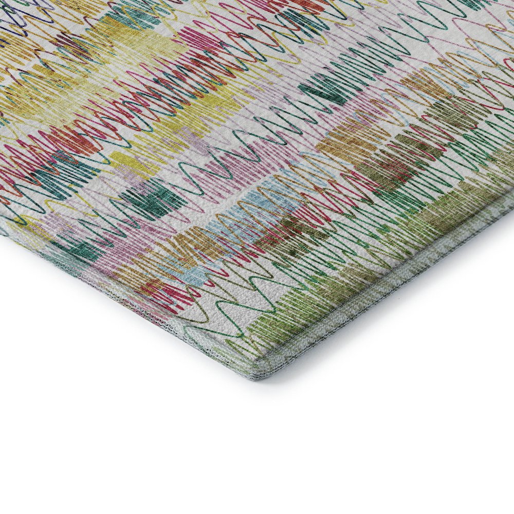 Premium Machine Washable Mayfield AMF850 Green 9' x 12' Rug. Picture 3