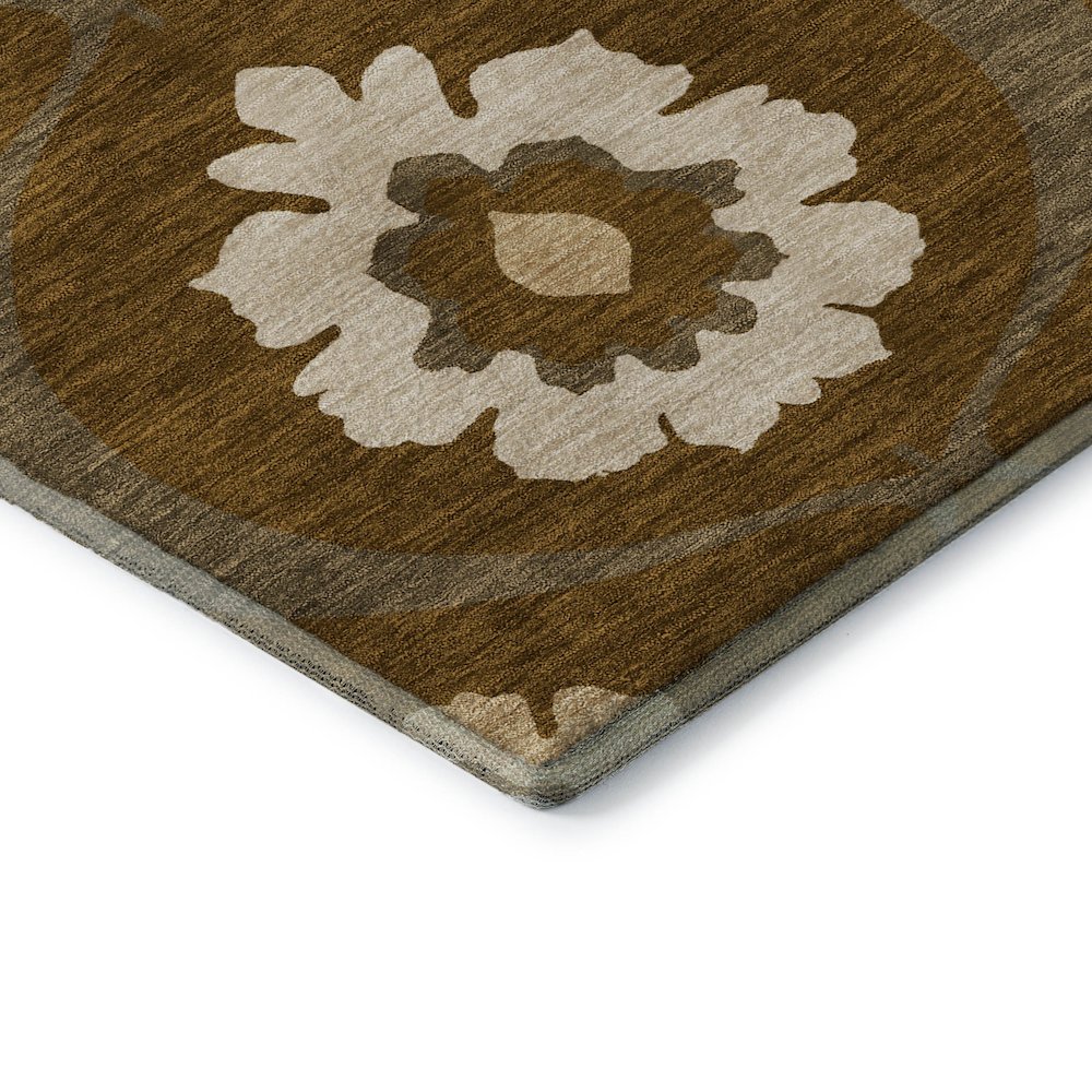 Premium Machine Washable Mayfield AMF858 Mocha 9' x 12' Rug. Picture 3
