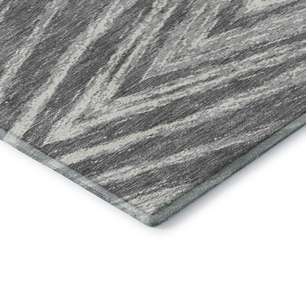 Premium Machine Washable Mayfield AMF876 Gray 9' x 12' Rug. Picture 3