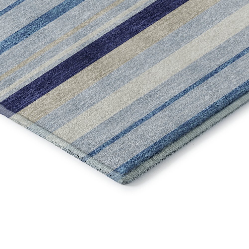 Premium Machine Washable Mayfield AMF879 Blue 9' x 12' Rug. Picture 3