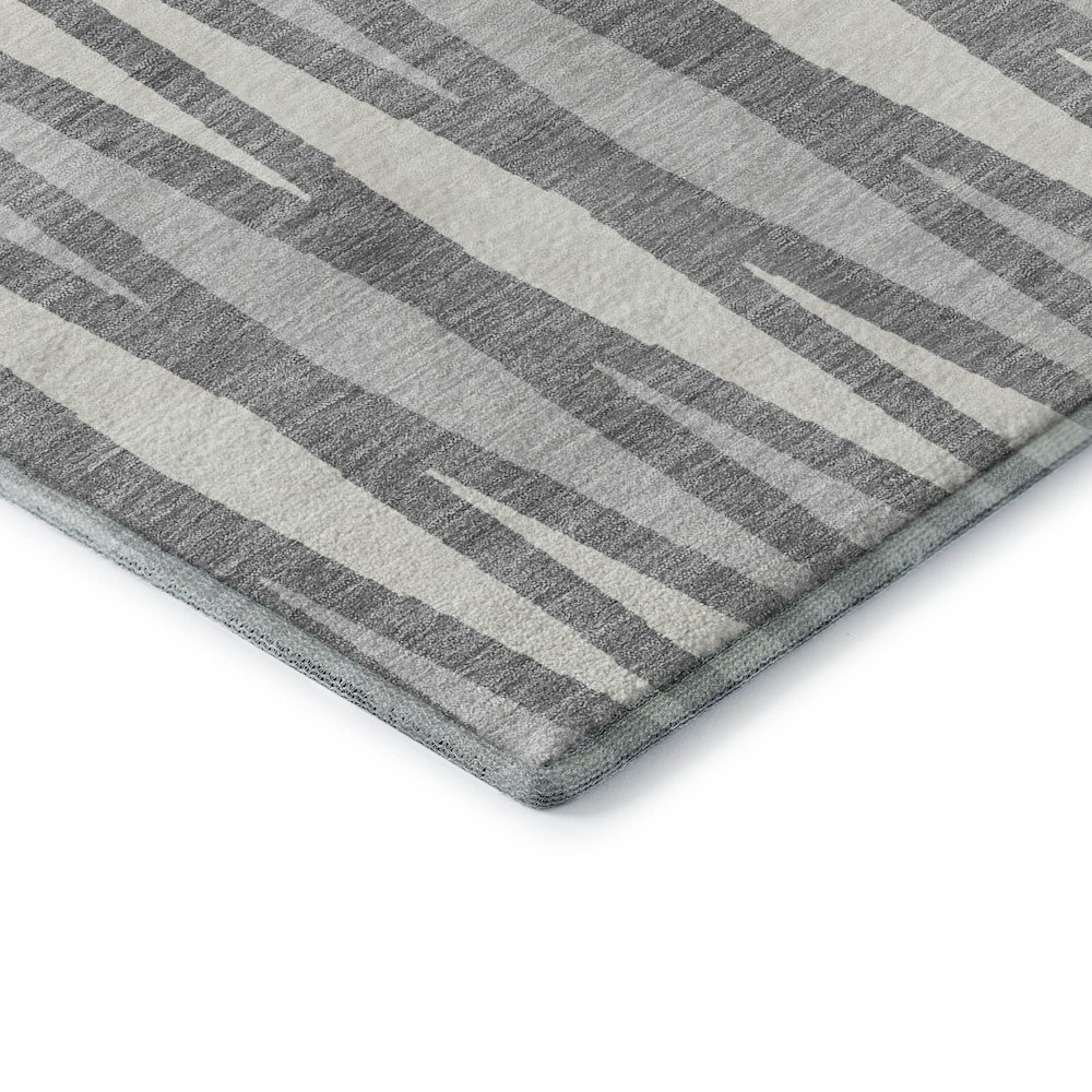 Premium Machine Washable Mayfield AMF881 Gray 9' x 12' Rug. Picture 3