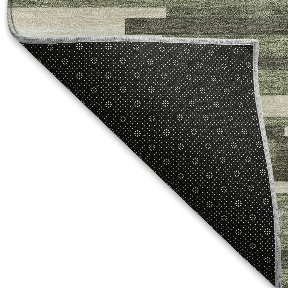 Premium Machine Washable Mayfield AMF894 Olive 9' x 12' Rug. Picture 2