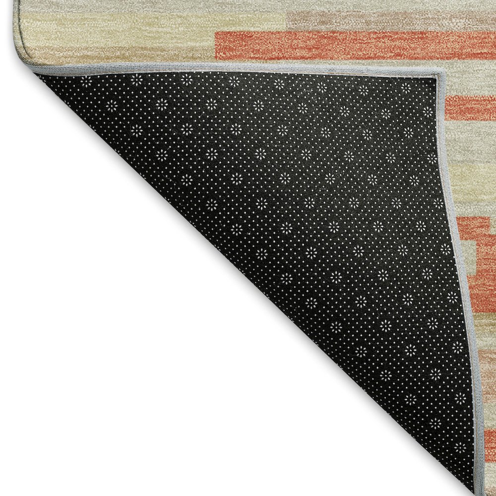 Premium Machine Washable Mayfield AMF894 Salmon 9' x 12' Rug. Picture 2