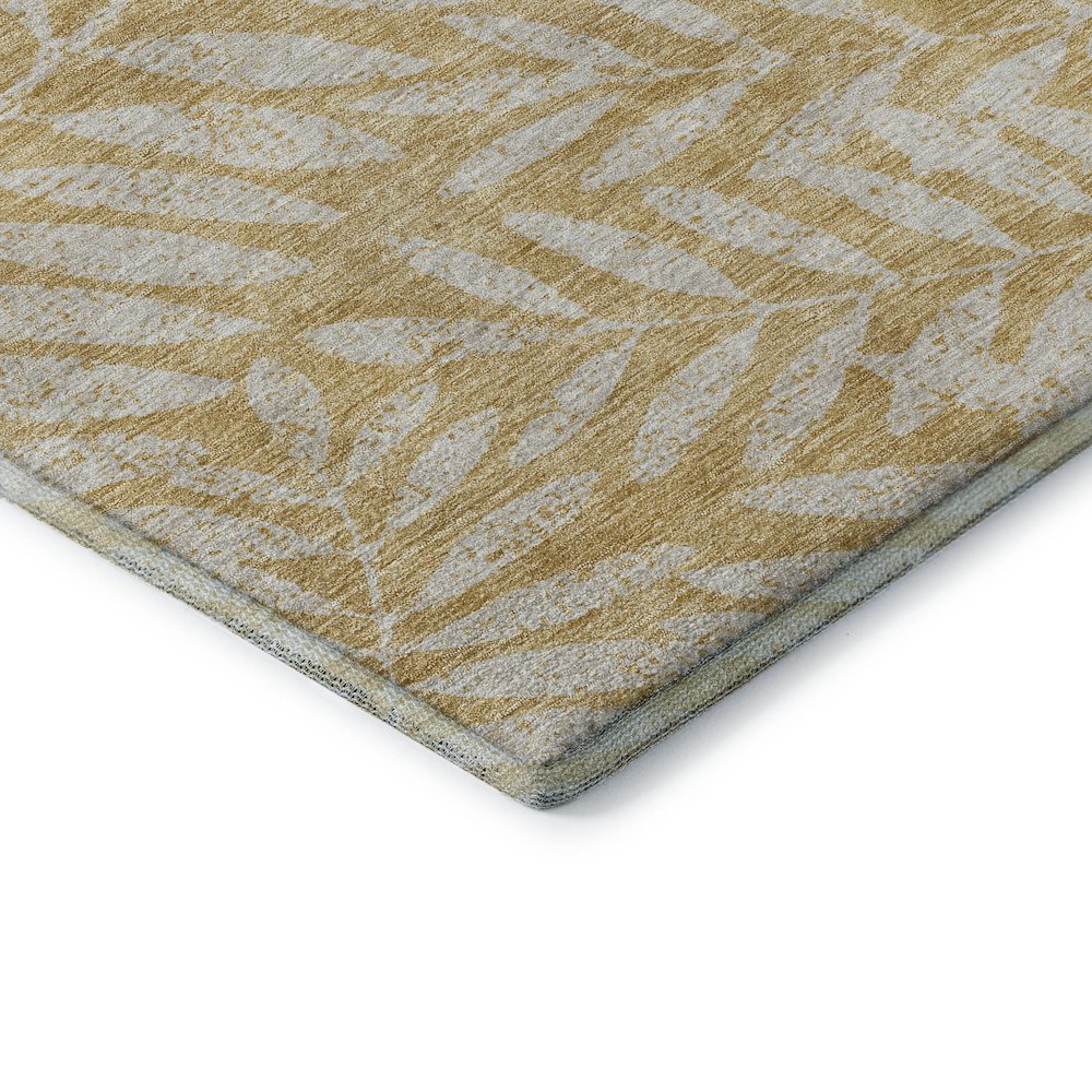 Premium Machine Washable Mayfield AMF899 Gold 9' x 12' Rug. Picture 3