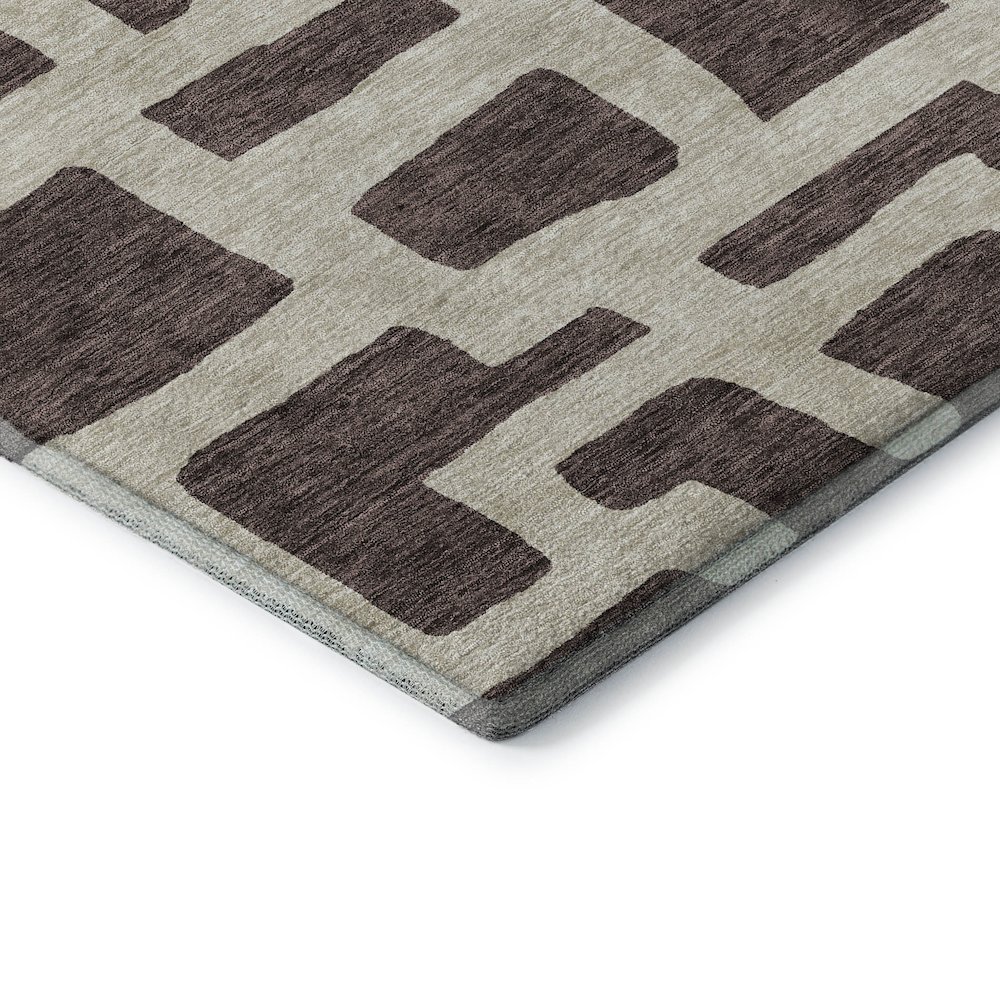 Premium Machine Washable Mayfield AMF903 Fudge 9' x 12' Rug. Picture 3