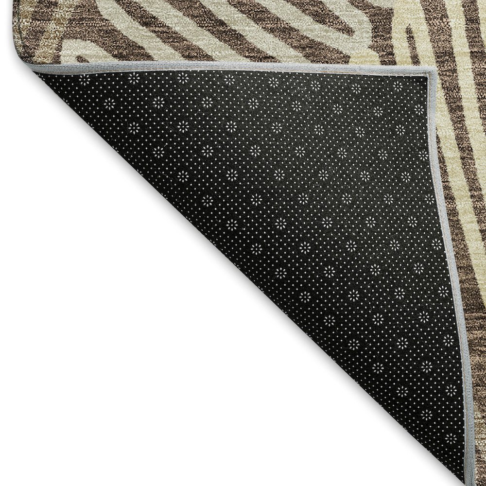 Premium Machine Washable Mayfield AMF904 Chocolate 9' x 12' Rug. Picture 2