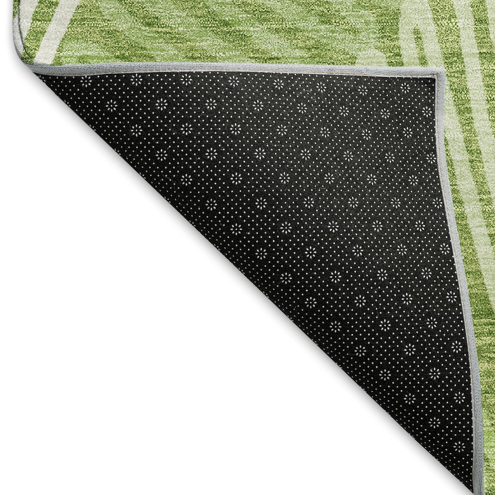 Premium Machine Washable Mayfield AMF904 Lime 9' x 12' Rug. Picture 2