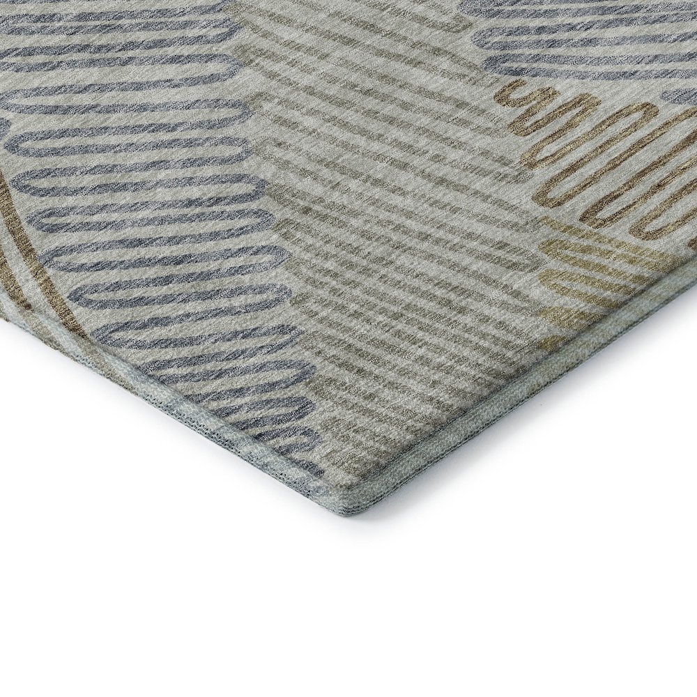 Premium Machine Washable Mayfield AMF904 Taupe 9' x 12' Rug. Picture 3