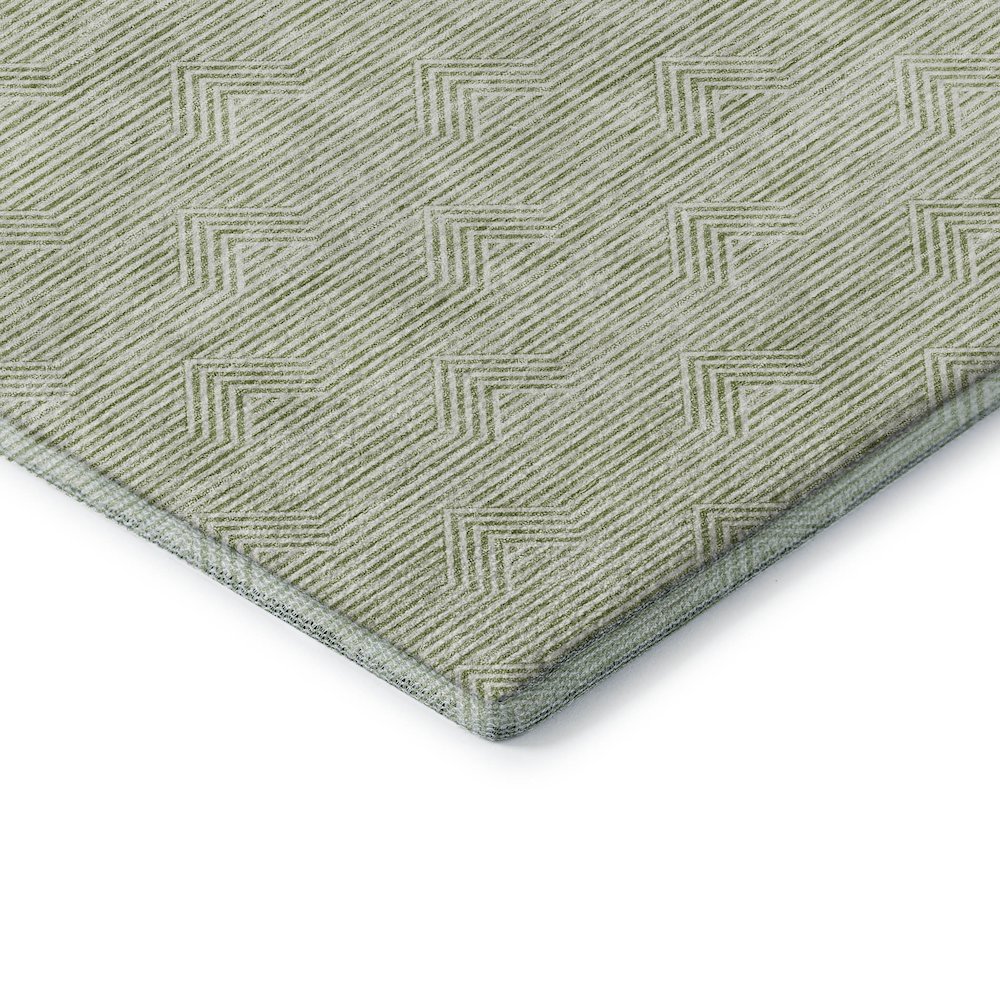 Premium Machine Washable Mayfield AMF910 Aloe 9' x 12' Rug. Picture 3