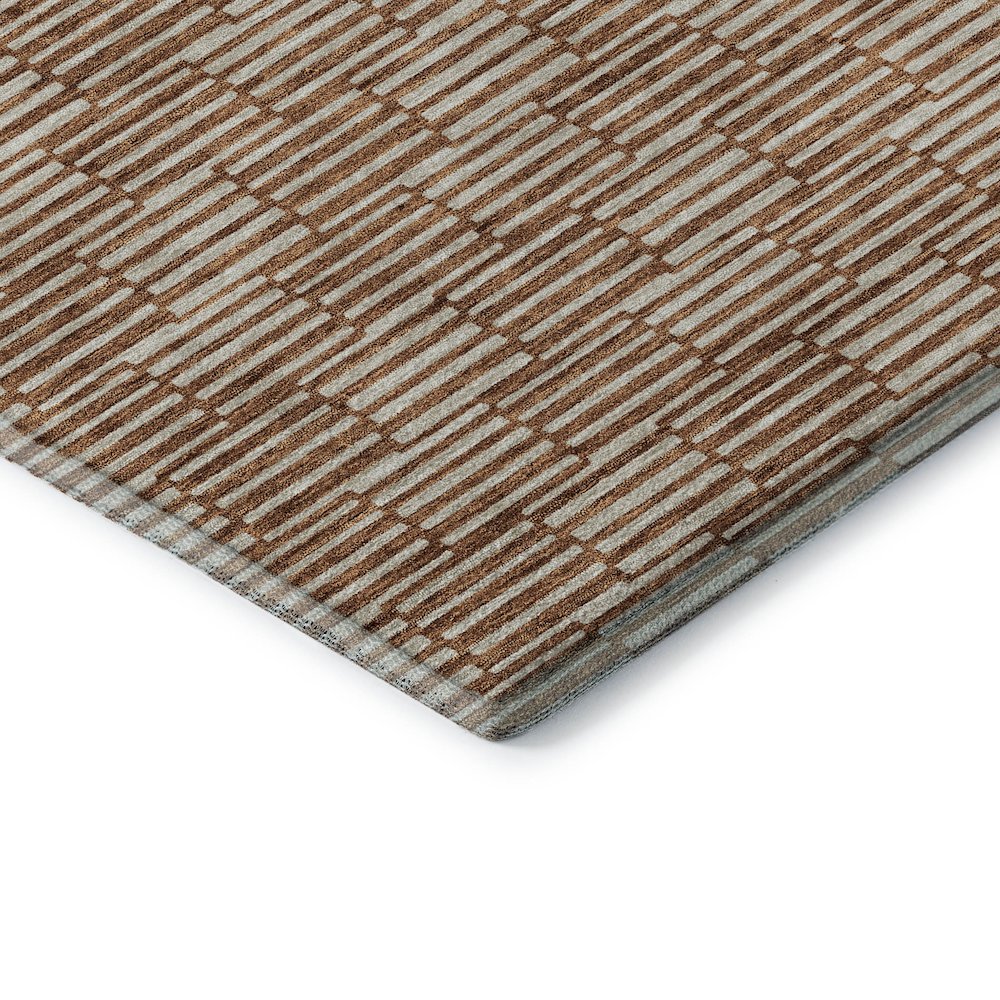 Premium Machine Washable Mayfield AMF918 Paprika 9' x 12' Rug. Picture 3