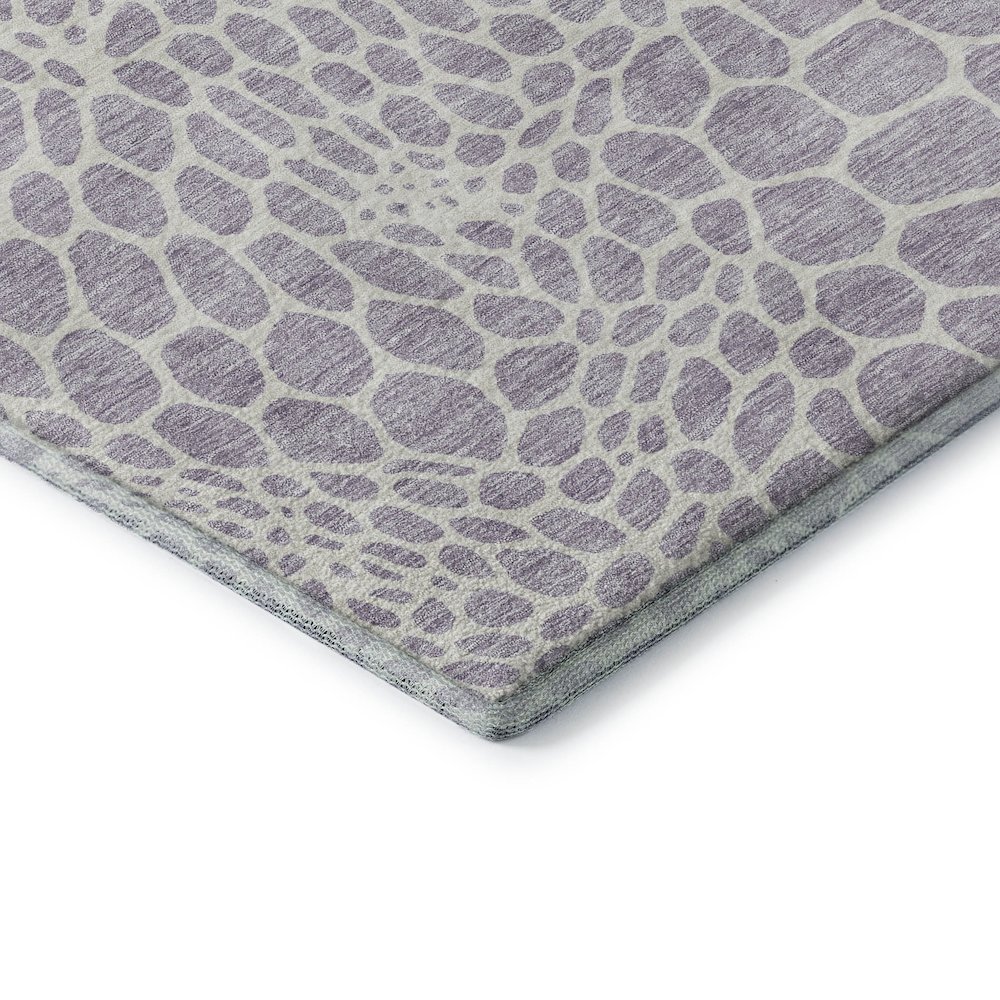 Premium Machine Washable Mayfield AMF919 Lilac 9' x 12' Rug. Picture 3