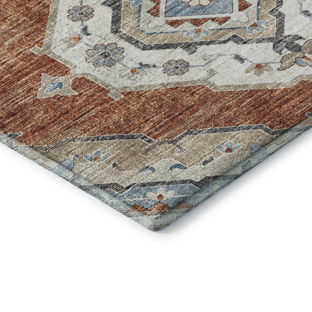 Premium Machine Washable Mayfield  Clay 9' x 12' Rug. Picture 3