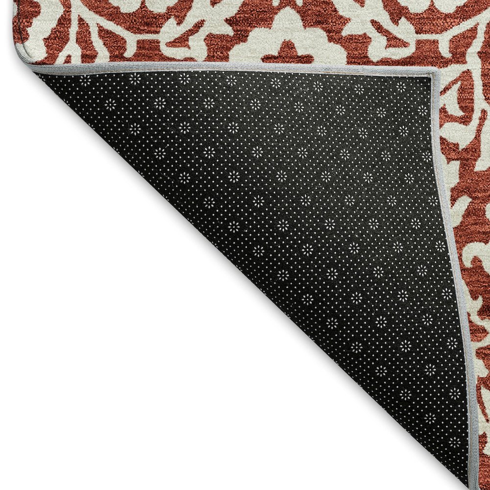 Premium Machine Washable Mayfield AMF920 Red 9' x 12' Rug. Picture 2